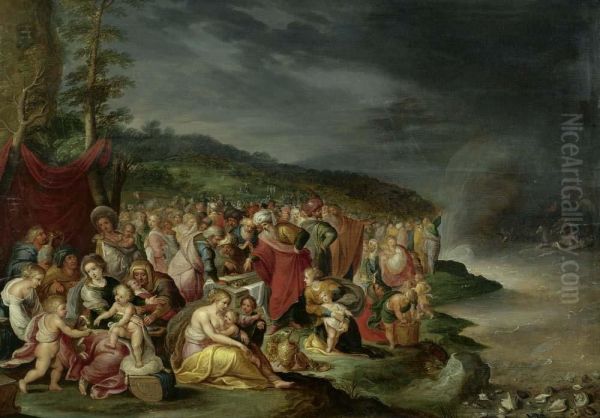 Die Israeliten Nach Dem Durchzug Durch Das Rote Meer. - view 1