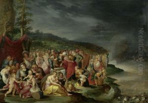 Die Israeliten Nach Dem Durchzug Durch Das Rote Meer. by Hieronymous III Francken