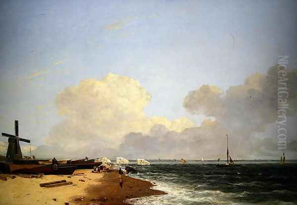 Yarmouth Beach, looking North - Morning - view 1
