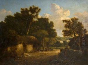 Landscape with Cottage by John Crome