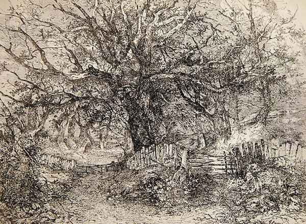 Road Scene, Trowse Hall, 1813 - view 1