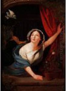 The Love Note by Pierre-Joseph-Clestin Franois