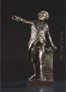 Andre Trupheme . A Bronze Figure Of Mirabeau, French School Third Quarter 19th Century Andre Trupheme . A Bronze Figure Of Mirabeau, French School Third Quarter 19th Century