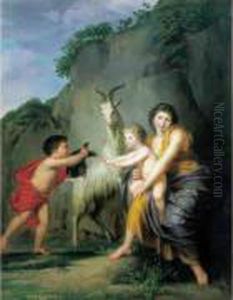 Jupiter Et La Chevre Amalthee by Pierre-Joseph-Clestin Franois