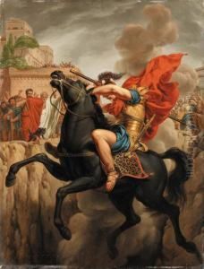 The Death Of Marcus Curtius by Pierre-Joseph-Clestin Franois