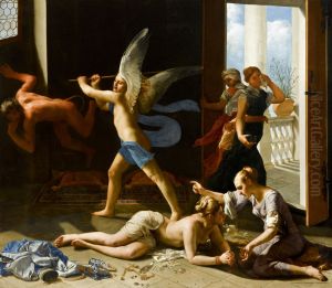 Martha Rebuking Mary for her Vanity after 1660 by Guido Cagnacci