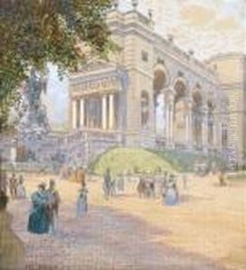 In Schonbrunn: Gloriette by Friedrich Frank