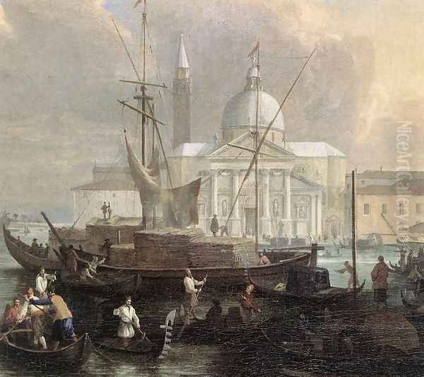 The Sea Custom House With San Giorgio Maggiore (detail) - view 1
