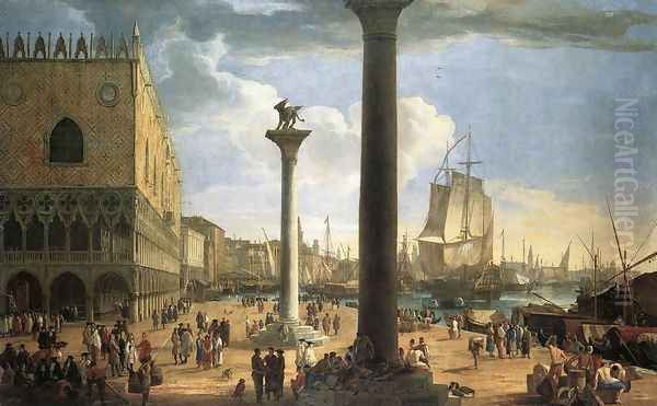 The Molo with the Ducal Palace c. 1710 - view 1
