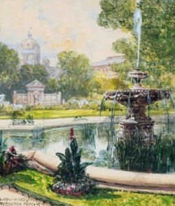 Wien, Volksgarten by Friedrich Frank