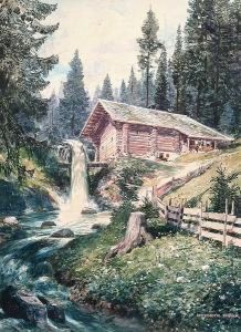 A Watermill In The Austrian Alps