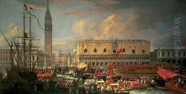 Bucintoro in the Bacino, Venice - view 1