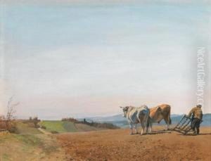 Pflugender Bauer by Hans Frank