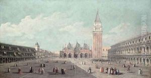 Piazza San Marco by Luca Carlevaris