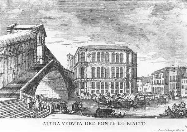 The Rialto Bridge 1703 - view 1
