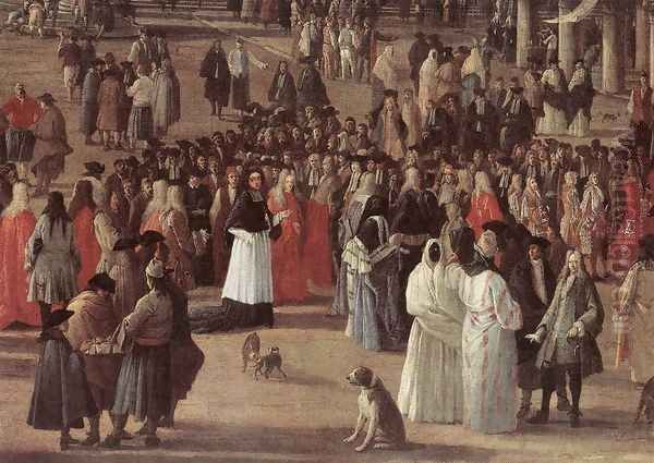 The Reception of Cardinal César d'Estrées (detail) 1701 - view 1