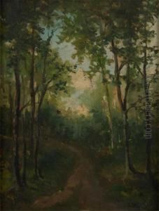 Chemin En Foret by Lucien Frank