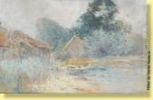 Conversation Pres De La Barque by Lucien Frank