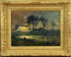 Paysage Au Crepuscule by Lucien Frank