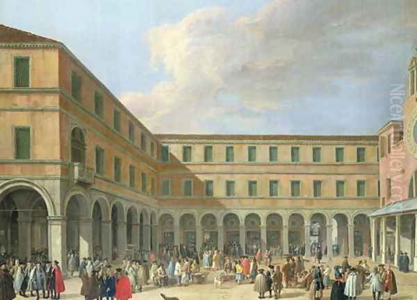 The Campo del Rialto, with the Fabbricche Vecchio di Rialto and San Giacomo di Rialto - view 1