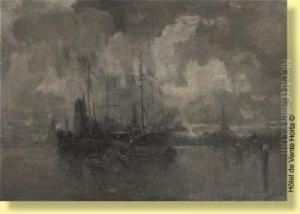 Leverde Brume Sur Le Port Leverde Brume Sur Le Port