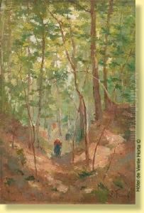 Sous-bois En Foret De Soignes by Lucien Frank