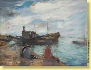 Le Repos Des Pecheurs by Lucien Frank