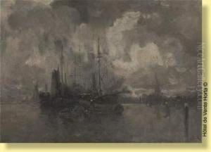 Lever De Brume Sur Les Bateaux Lever De Brume Sur Les Bateaux