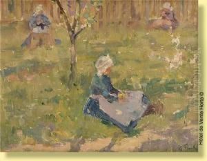 Enfants Au Verger Enfants Au Verger