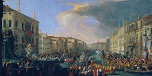 Regatta Held in Honour of Frederick VI of Denmark (1671-1730) 1709 by Luca Carlevaris