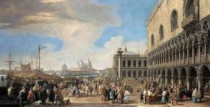 Venice- A View of the Molo 1710-15
