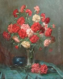 Carnations In A Vase Carnations In A Vase