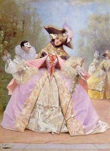 The Masked Ball by Georges Jules Victor Clairin