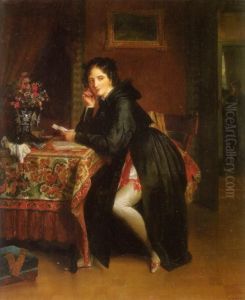 La Lettre. by Jean Augustin Franquelin