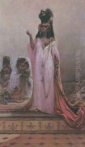 Harem Woman by Georges Jules Victor Clairin