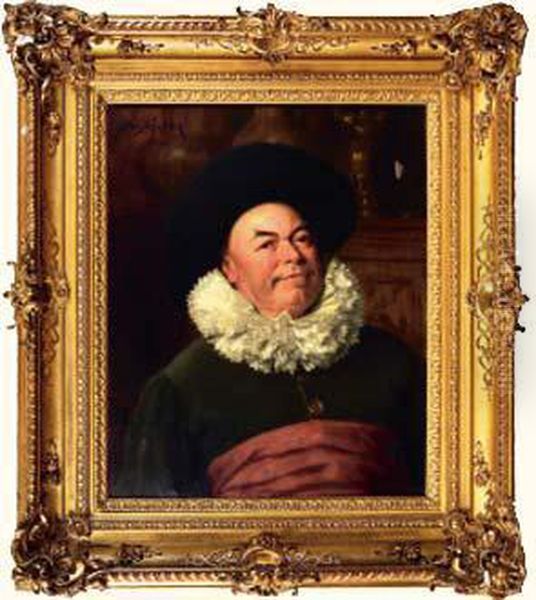 Portrait D'homme A La Fraise - view 1