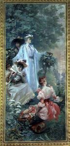 Fete champetre near Paris, 1891 by Georges Jules Victor Clairin