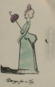 Design For A Toy. by Claud Lovat Fraser