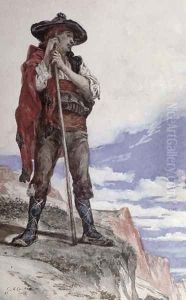 Smuggler in the Pyrenees by Georges Jules Victor Clairin