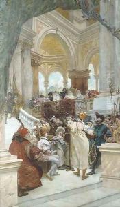 La masica profana by Georges Jules Victor Clairin