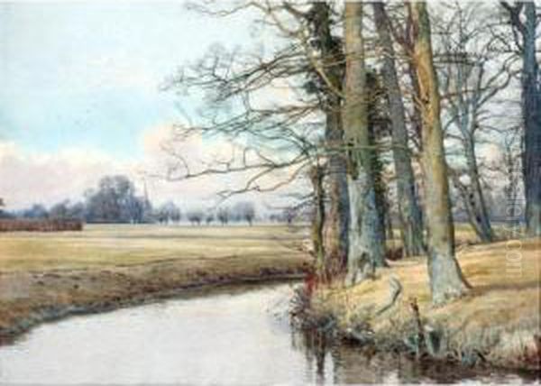 A Winter River View; A Spring River View - view 1