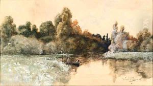 Fishing on the river