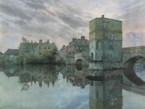 St Ives Bridge, St Ives, Huntingdonshire by William Fraser Garden