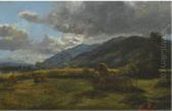 Haymaking In The Highlands - view 1