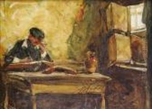 Man Reading by Alexander Jnr. Fraser