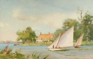 On The Broads by John Fraser