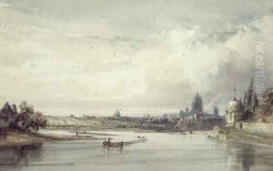 Distant View of Paris by William Callow
