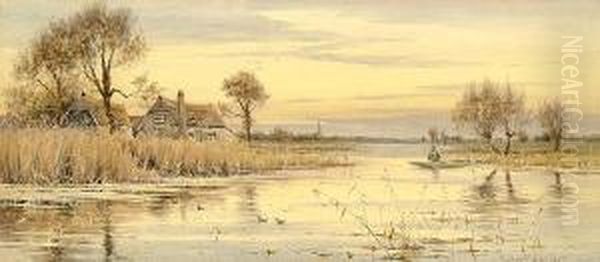 The River, Nr Hemingford. - view 1