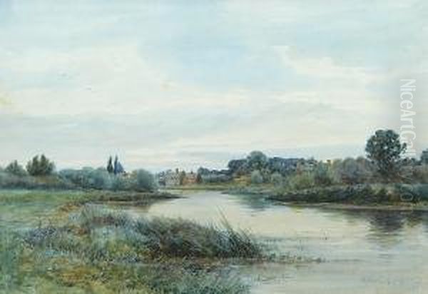A River Landscape At Huntingdon - view 1