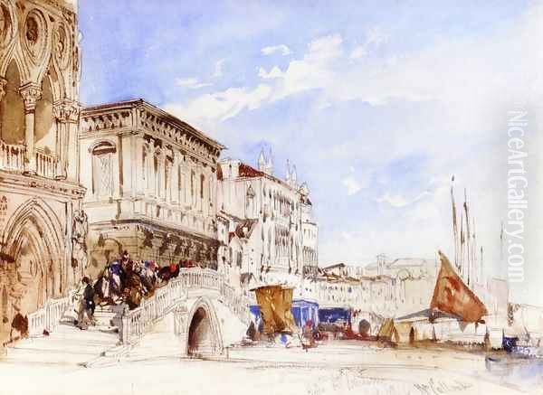 Riva degli Schiavoni, Venice 1846 - view 1